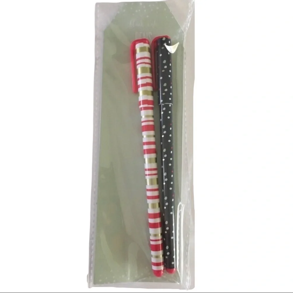 Christmas Dots Stationery Set Page Flags Journal Pens Planner Desk Accessories